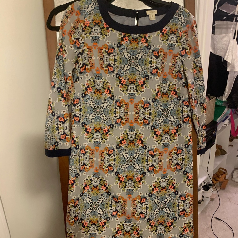 J crew floral dress